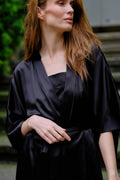 Jedwabne szlafrok VALENTINA Maxi